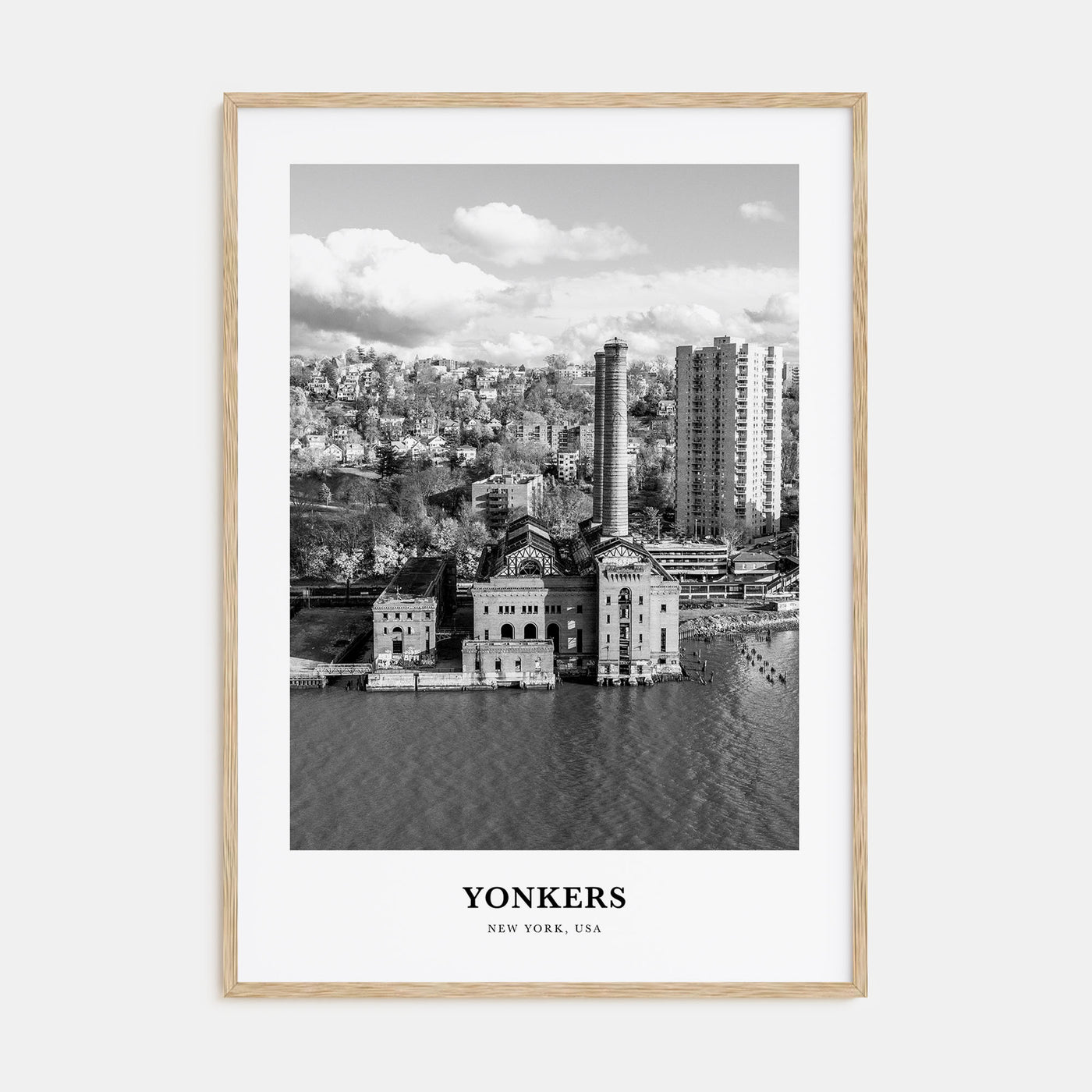 Yonkers Portrait B&W Poster