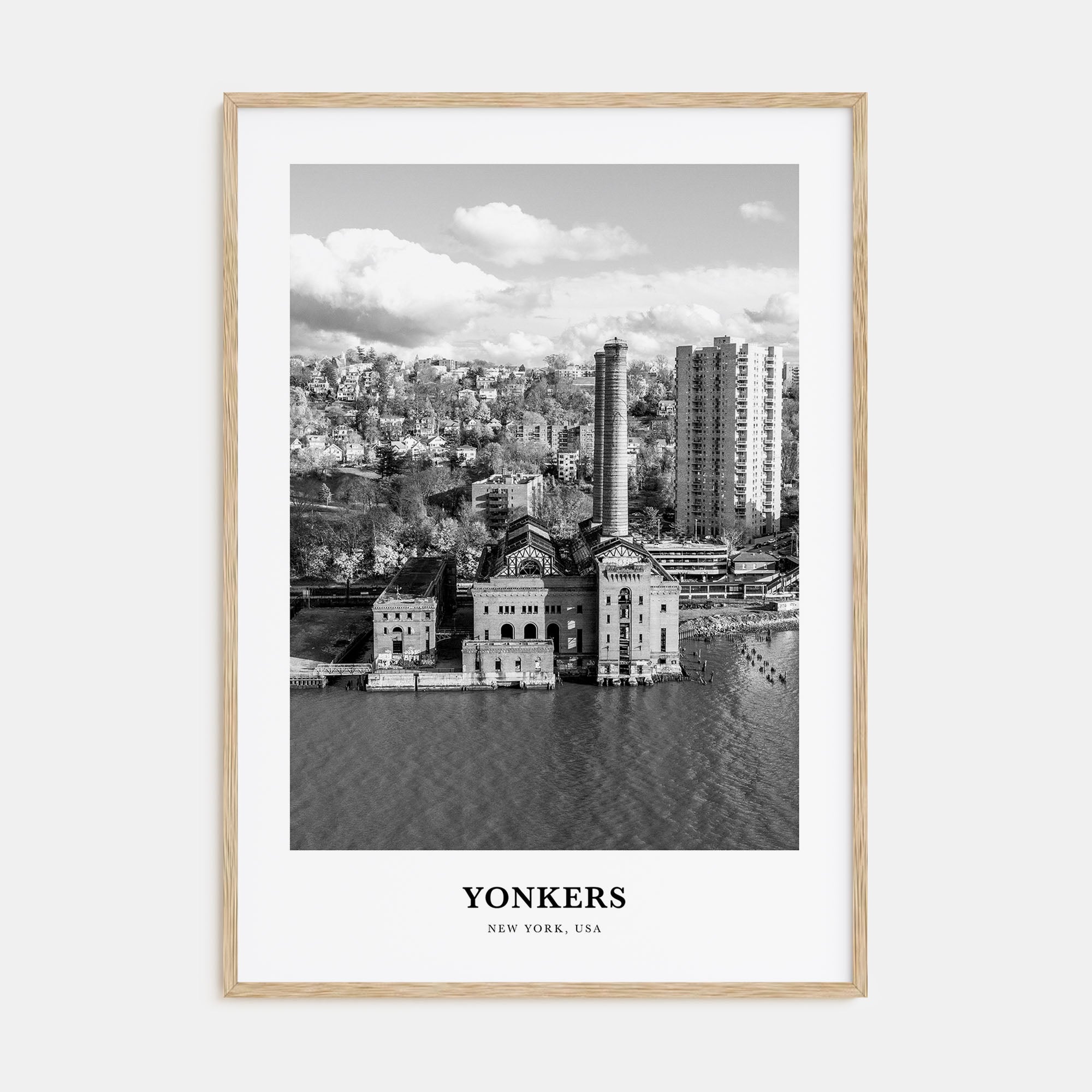 Yonkers Portrait B&W Poster