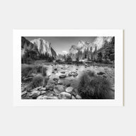 Yosemite National Park Landscape B&W No 2 Poster