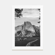Yosemite National Park Photo B&W No 1 Poster