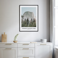 Yosemite National Park Portrait Color Poster