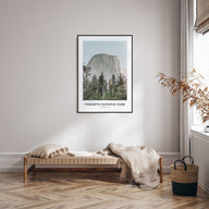 Yosemite National Park Portrait Color Poster