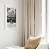 Yosemite National Park Print Black and White No 1, Yosemite Wall Art, Yosemite Poster, Yosemite Photo, California, USA, United States