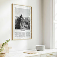 Yosemite National Park Print Black and White No 2, Yosemite Wall Art, Yosemite Poster, Yosemite Photo, California, USA, United States