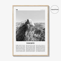 Yosemite National Park Print Black and White No 2, Yosemite Wall Art, Yosemite Poster, Yosemite Photo, California, USA, United States