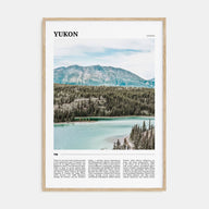Yukon Travel Color Poster