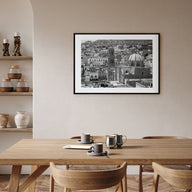 Zacatecas Landscape B&W Poster