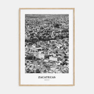 Zacatecas Portrait B&W No 1 Poster