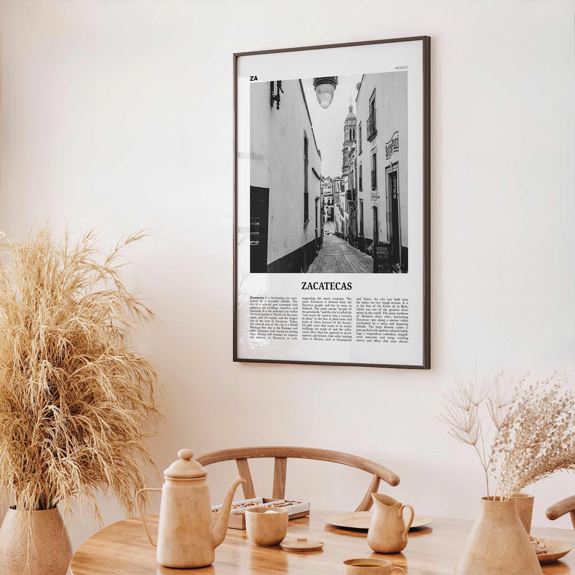 Zacatecas Print Black and White No 1, Zacatecas Wall Art, Zacatecas Poster, Zacatecas Photo, Zacatecas Wall Decor, Mexico
