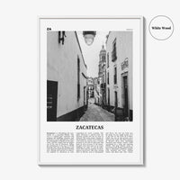 Zacatecas Print Black and White No 1, Zacatecas Wall Art, Zacatecas Poster, Zacatecas Photo, Zacatecas Wall Decor, Mexico