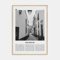 Zacatecas Travel B&W No 1 Poster