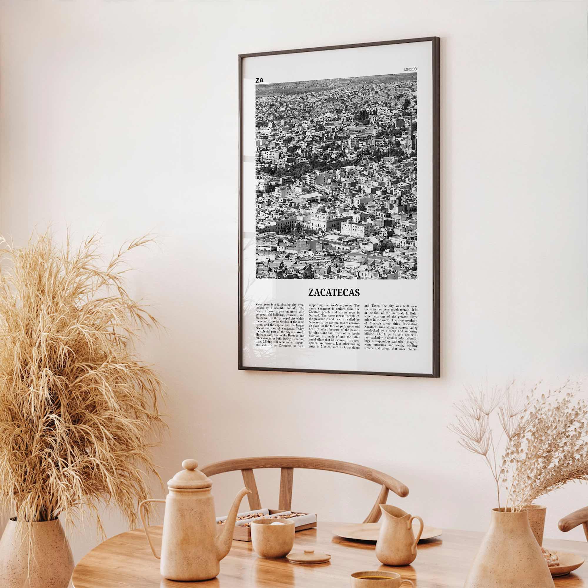 Zacatecas Print Black and White No 2, Zacatecas Wall Art, Zacatecas Poster, Zacatecas Photo, Zacatecas Wall Decor, Mexico