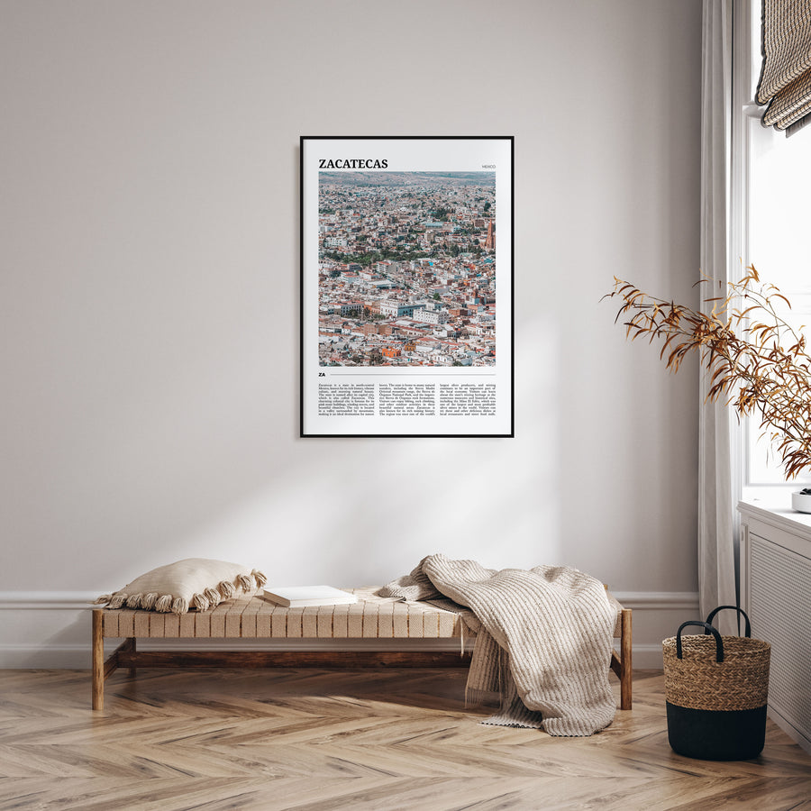 Zacatecas Travel Color Poster