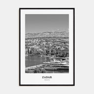 Zadar Portrait B&W Poster