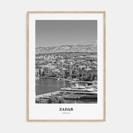 Zadar Portrait B&W Poster