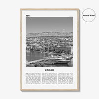 Zadar Print Black and White, Zadar Wall Art, Zadar Poster, Zadar Photo, Zadar Wall Decor, Zára, Croatia, Hrvatska, Europe