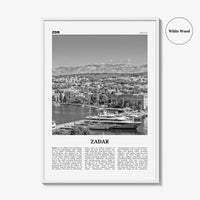 Zadar Print Black and White, Zadar Wall Art, Zadar Poster, Zadar Photo, Zadar Wall Decor, Zára, Croatia, Hrvatska, Europe