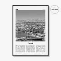 Zadar Print Black and White, Zadar Wall Art, Zadar Poster, Zadar Photo, Zadar Wall Decor, Zára, Croatia, Hrvatska, Europe
