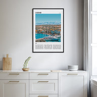 Zadar Travel Color Poster