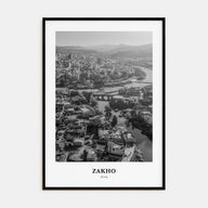 Zakho Portrait B&W Poster