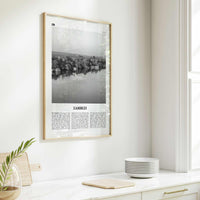 Zambezi Print Black and White, Zambezi Wall Art, Zambezi Poster, Zambezi Photo, Zambezi Wall Décor, Zambezi Map, Africa