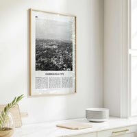 Zamboanga City Print Black and White, Zamboanga City Wall Art, Zamboanga City Poster, Zamboanga City Photo, Zamboanga Décor, Philippines