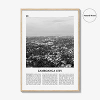 Zamboanga City Print Black and White, Zamboanga City Wall Art, Zamboanga City Poster, Zamboanga City Photo, Zamboanga Décor, Philippines