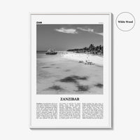 Zanzibar Print Black and White, Zanzibar Wall Art, Zanzibar Poster, Zanzibar Photo, Zanzibar Decor, Tanzania, Unguja, مدينة زنجبار, Africa