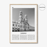 Zapopan Print Black and White, Zapopan Wall Art, Zapopan Poster, Zapopan Photo, Zapopan Wall Décor, Mexico, Jalisco