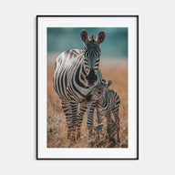 Zebra Photo Color No 1 Poster