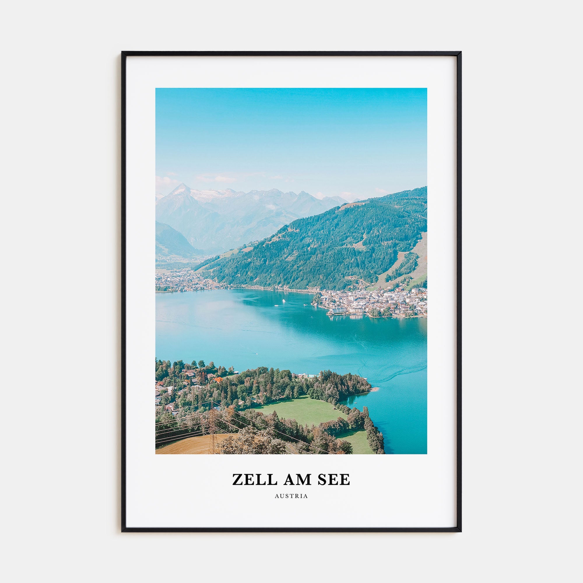 Zell am See Portrait Color Poster