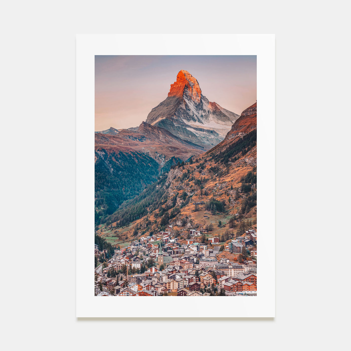 Zermatt Photo Color Poster