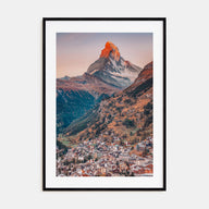 Zermatt Photo Color Poster