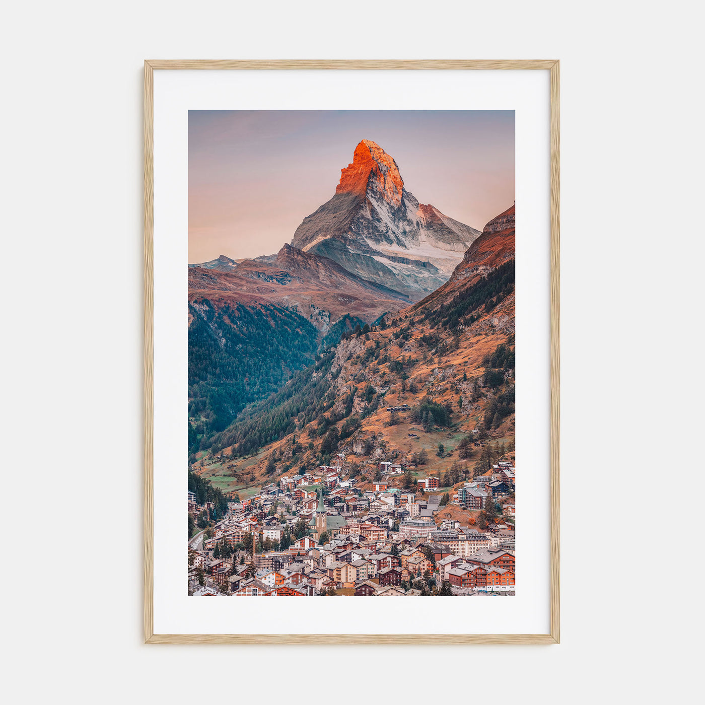 Zermatt Photo Color Poster