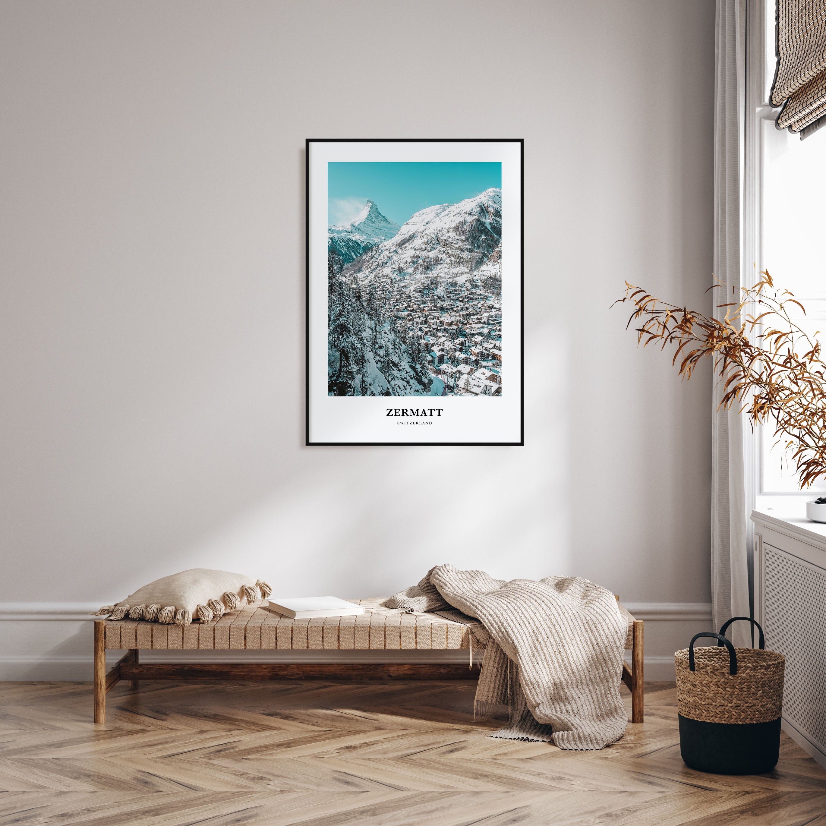 Zermatt Portrait Color Poster
