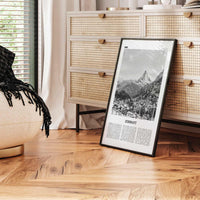 Zermatt Print Black and White, Zermatt Wall Art, Zermatt Poster, Schweiz, Switzerland, Swiss, Schweizerische, Suisse, Matterhorn, Europe