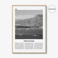 Zihuatanejo Print Black and White, Zihuatanejo Wall Art, Zihuatanejo Poster, Zihuatanejo Photo, Zihuatanejo Wall Décor, Mexico