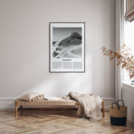 Zillertal Travel B&W Poster