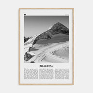 Zillertal Travel B&W Poster