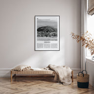 Zimbabwe Travel B&W Poster