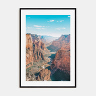 Zion National Park Photo Color Poster