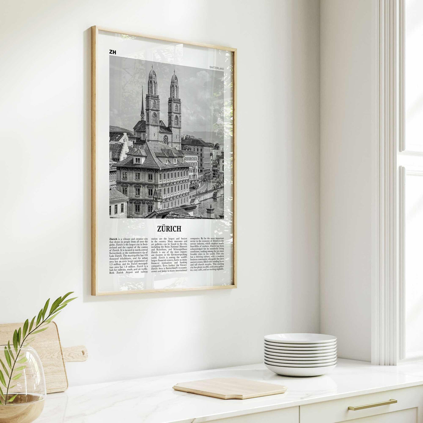 Zurich Print Black and White, Zürich Wall Art, Zürich Poster, Zürich Photo, Zürich Wall Decor, Switzerland, Zurich, Swiss, Europe