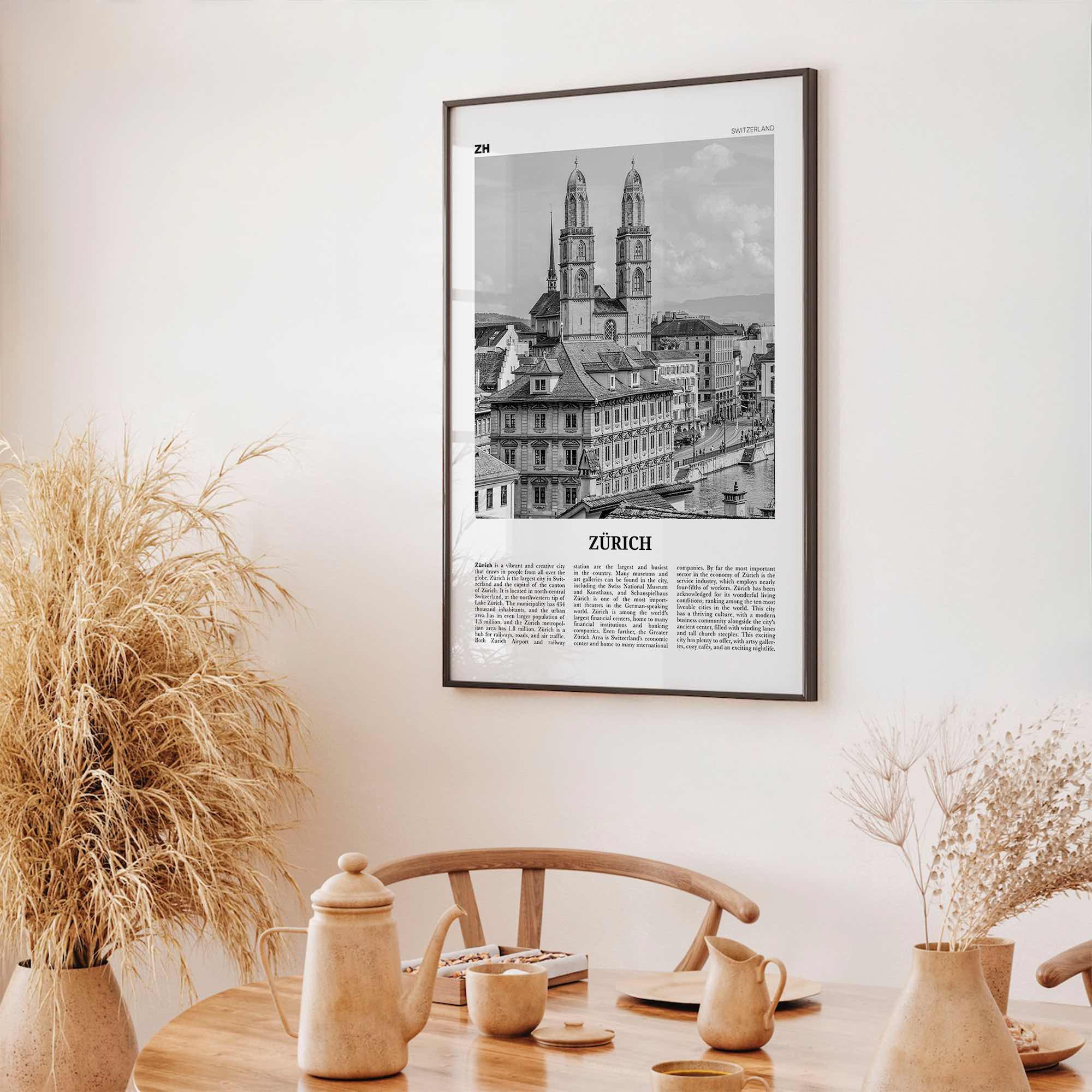 Zurich Print Black and White, Zürich Wall Art, Zürich Poster, Zürich Photo, Zürich Wall Decor, Switzerland, Zurich, Swiss, Europe