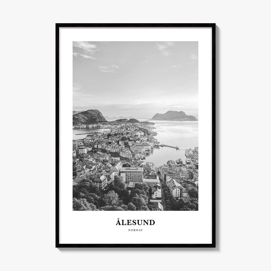 Ålesund Classic Poster, framed poster mockup