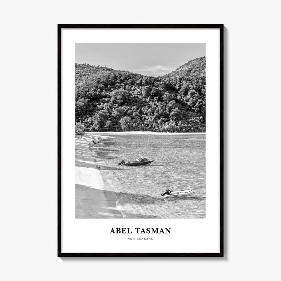 Abel Tasman National Park Classic Poster, framed poster mockup