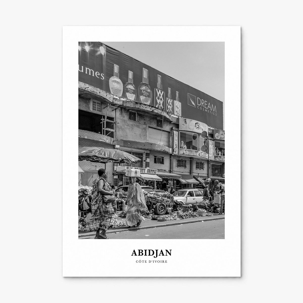 Abidjan Classic Poster, print only (unframed)