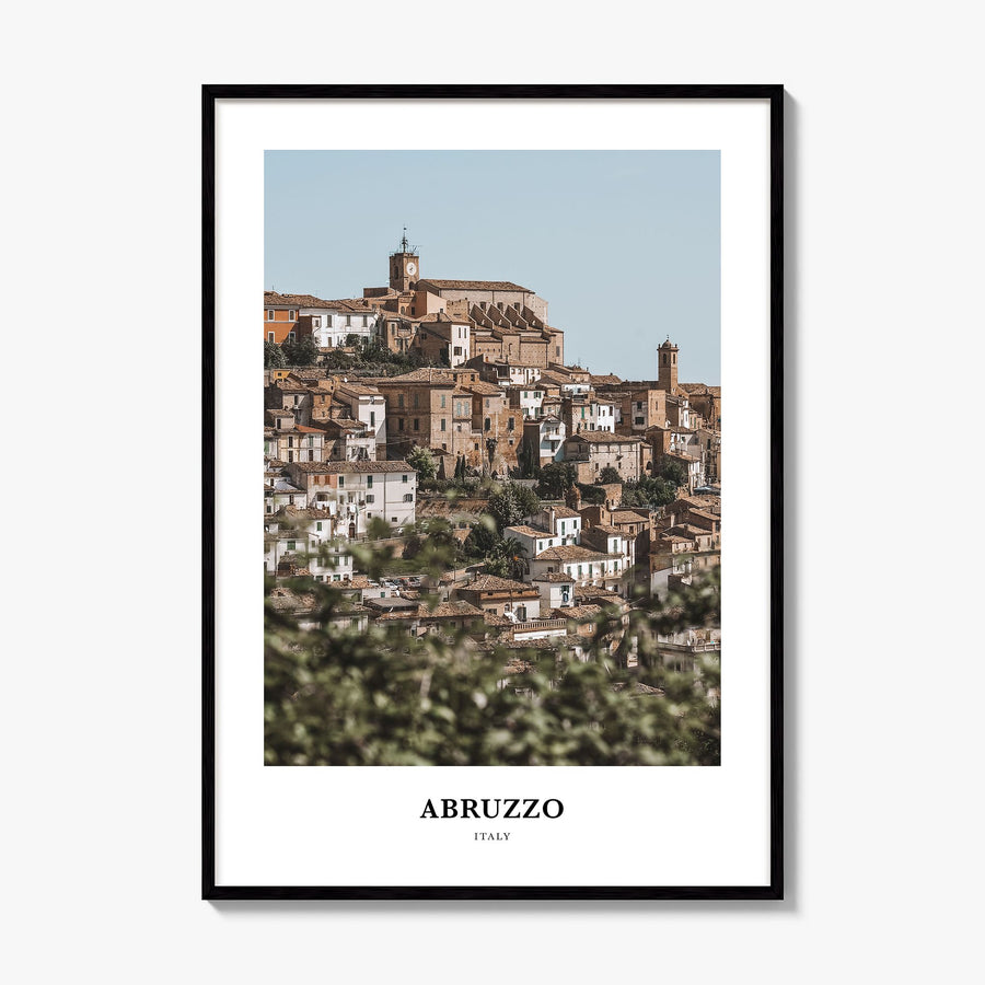 Abruzzo Classic No 1 Poster, framed poster mockup
