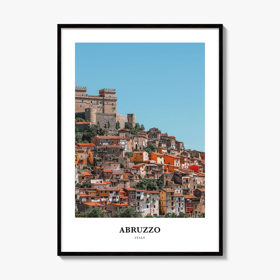 Abruzzo Classic No 2 Poster, framed poster mockup