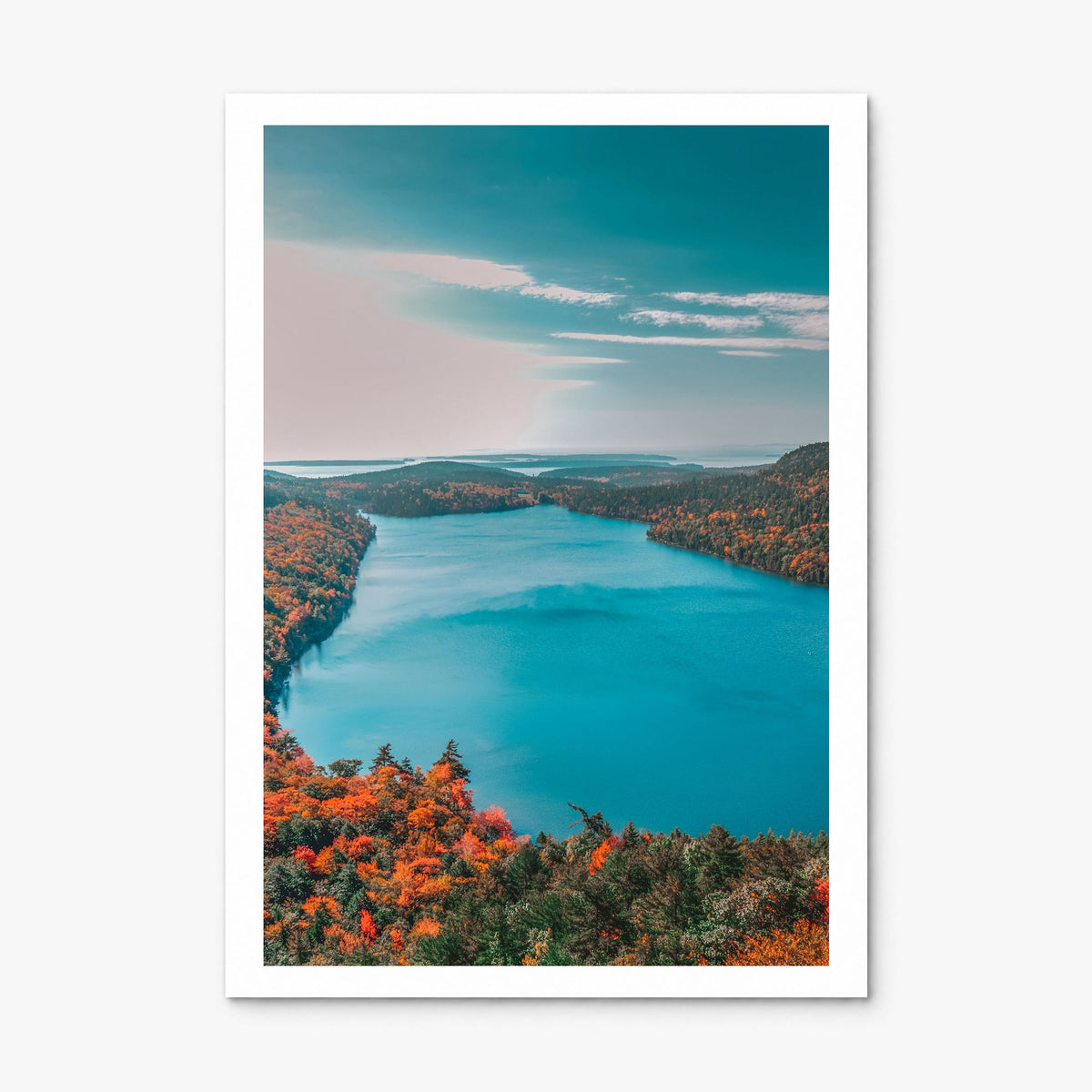 Acadia National Park Photo Poster, print only (unframed), white border