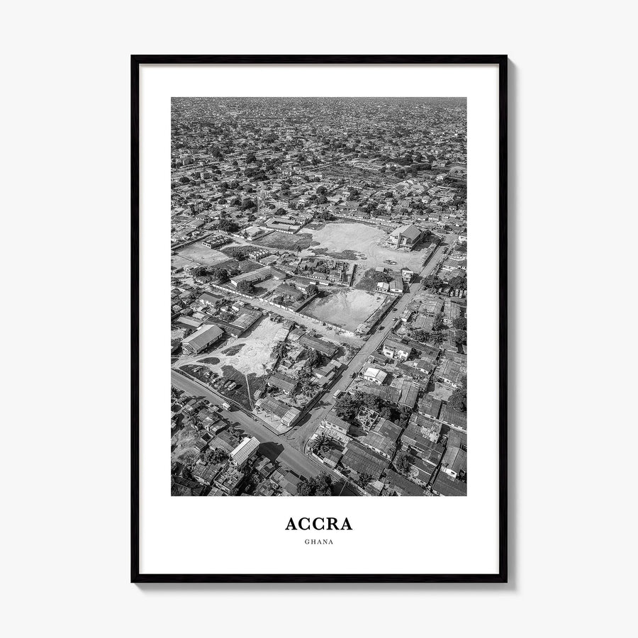Accra Classic Poster, framed poster mockup